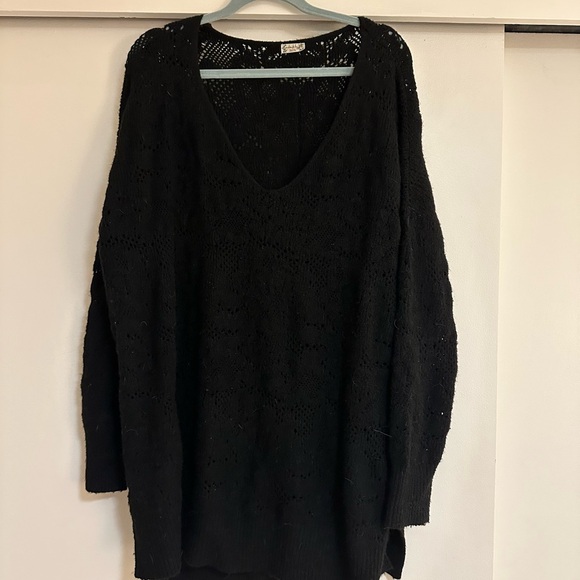 Free People COZY Pointelle Pullover - Picture 3 of 7